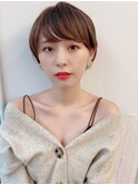 【BAYROOM横浜】大人のシンプルショート×シルクブラウン