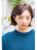 kate 大宮 外ハネショート×チョコレートブラウン