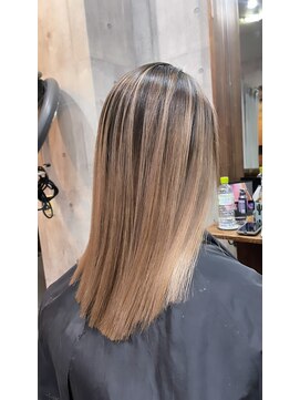 ラフ(LAFF) #黒髪#ボブルフ#ネビージュ#小顔#ワンレン