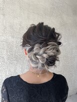 インディゴドロップ(indigo drop)&nbsp;ロープ編みアレンジ