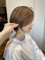 イニット 奈良新大宮(init.)&nbsp;大人可愛いひし形ハンサムショートボブ前下がり