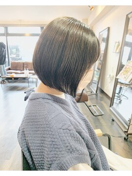 ヘアスペース クレール(hair space clair) 【clair 清水恭平】20代30代40代横顔美人ショート