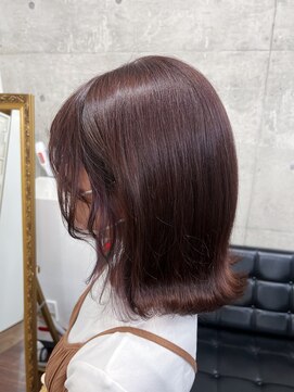 メルシー トータル ブランディング サロン(merci TOTAL BRANDING SALON) イヤリングカラー/ピンクバイオレット/セミディ/merci横浜