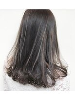 ケアリー 流山おおたかの森(Carelly)&nbsp;大人かわいい前髪セシルカットココアブラウンフリンジウェーブ