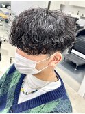 無造作波巻きスパイラルパーマツイストスパイラルパーママッシュ