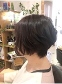 上品マダムの大人の色遊び×さりげないレッドPINK×艶カラー