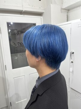 ゲーム 渋谷店(GAME) メンズセンターパート/ダブルカラー/ブリーチ/髪質改善/渋谷