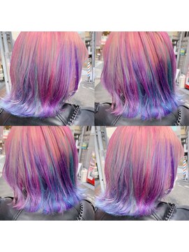 キジ(KIJI) ★ベビーピンク×ユニコーンカラー★