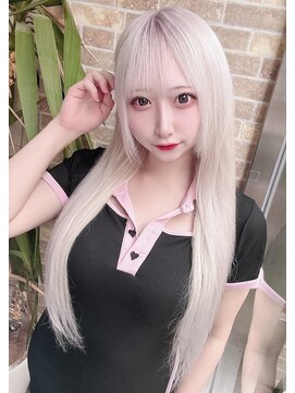 カプセル シンジュク(CAPSULE) ☆CAPSULE☆ホワイトヘア＆シールエクステ６０