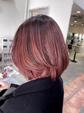 ル ジャルダン 大船店(le jardin) バレイヤージュ/ピンク系カラー