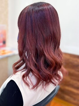 アークスヘアー 20代30代40代ナチュラルハイライトピンクブラウン立体感