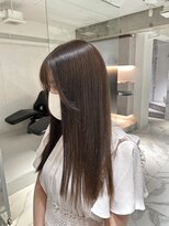 IJK 表参道&nbsp;オリーブベージュ【髪質改善ストレート＋ケアカラー】