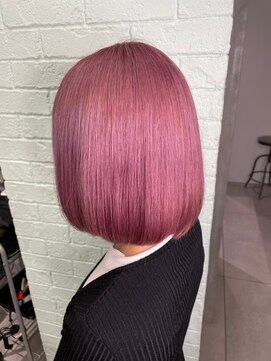 シグマラテ(SIGMA LATTE) ベビーピンク × ボブ【韓国スタイル】