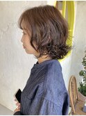 立体感のあるシークレットハイライトカラーBob