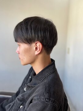 メンズカット バイ ソイクフ(メンズカット by SOY-KUFU) MEN'SHAIRアッシュブラックベリーショートダークアッシュ