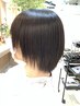 【☆前髪カットで視界良好☆】前髪カット＋艶カラー♪