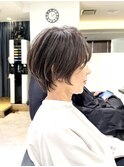 30代/40代/50代◎絶壁解消/白髪ぼかし/大人小顔ショート【湯本】