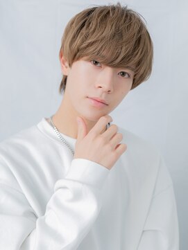 グルーミングサロン バーバー キャッスル 北浦和西口(Grooming salon Barber Castle) 10代20代ワイルドフェザーマッシュハイトーンカラーd北浦和