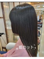 エムスリーヘアー イオンマリンピア店(MIII HAIR)&nbsp;姫カット 姫バング 顔回りカット モード系