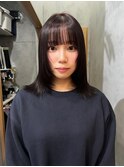 ほんのりラベンダー×顔周りレイヤー