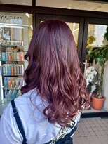 アミリー ひたち野うしく店(Amily)&nbsp;ハイライトバレイヤージュダブルカラーケアブリーチ20代30代