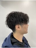 強めツイスパ×エッジセンターパート