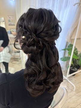 ヘアメイクアンドセットサロン リッコ(Hair make&set salon Ricco) 【大阪ヘアセット】くるみちゃんヘア