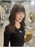 ミルクティベージュ/前髪カット/ブリーチあり/恵比寿/代官山
