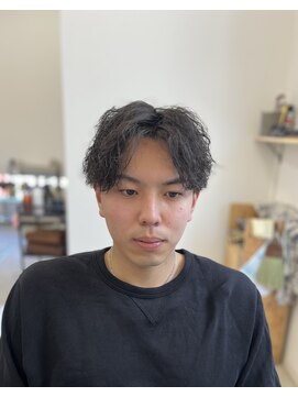 ヘアルームキムラ(HAIR ROOM KIMURA) メンズツーブロツイストスパイラルシャドウパーマショート