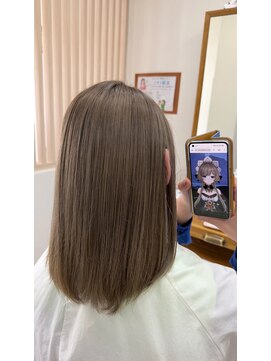 美容室 夢追い人 【原神】サンドローネカラー