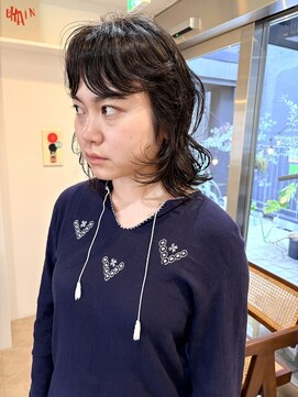 パープル(PURPLE) ウルフカット/レイヤーカット/パーマ