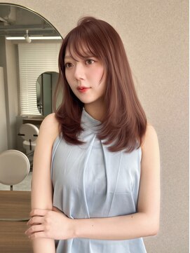 ボタン ハカタ(VOTAN hakata) レイヤーカット/ベージュカラー/博多美容室