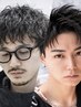 ルーズショート/アクティブショート+短髪パーマ￥11500[新宿]※土日祝＋1000円