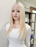 【笹岡指名限定】ハイトーンカラー+似合わせレイヤーカット★￥19800