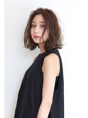 大人でも似合うナチュラルボブ