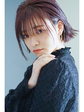 ヘアーループレル(Hair ruup Rell design works) 切りっぱなし外ハネボブ