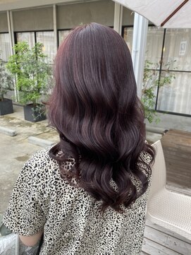 チェレ ロッソ 金剛店(Chere rosso) ピンクブラウン×ショッキングパーフル×ヨシンモリ