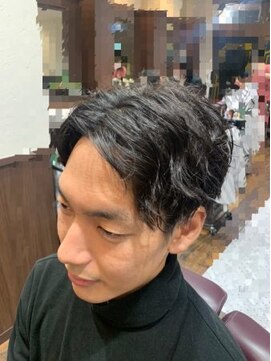 モッズヘアメン 名護大東店(mod's hair men) 大人顔サイドパートショートビジカジスタイルe