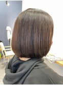 乾かすだけでまとまるボブ