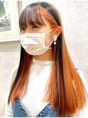 インナーカラーイヤリングカラーハイトーン×韓国【横浜】