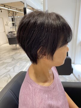 レビジュヘアー 桂店(LEVIJU HAIR) 広がる癖毛を活かしたこなれショート!