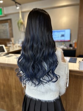 ジャンクス 千葉(junks) グラデーション/ネイビー/バレイヤージュ