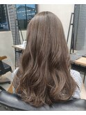 オリーブベージュ 透明感カラー ニュアンスカラー 大和八木