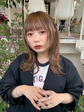 アクアオモテサンドウ(ACQUA omotesando) ◇ロングウルフ/オリーブベージュ/髪質改善/ストレートパーマ