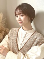 ノラギンザユー(NORA GINZA/U)&nbsp;丸みショート10代20代コンパクトショート耳掛け銀座ナチュラル