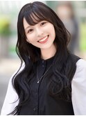 大人カジュアルオフィスヘアニュアンスダークカラー
