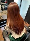 秋色マロンブラウン　オレンジブラウン　カッパーブラウン