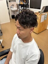 フライ(Fly)&nbsp;スパイラルパーマ×テーパーフェード