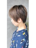 カリスマブラウンカラーショートヘアー