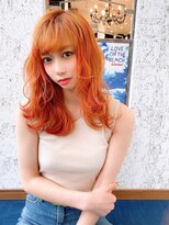 ヴィムヘアー 北谷店(VIM hair)&nbsp;派手髪オレンジカラー